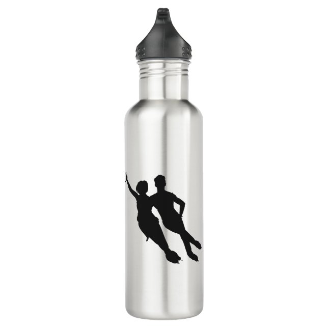 Ice skating water bottle ice dance pair (Right)