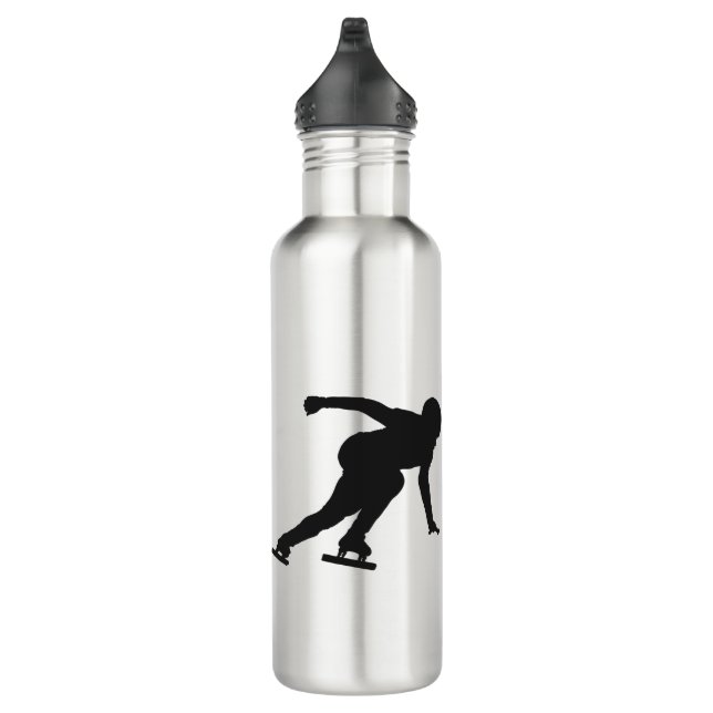 Ice skating water bottle speed skater (Right)
