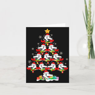 Ice Skating Winter Srts Lover Xmas Family Christma Card