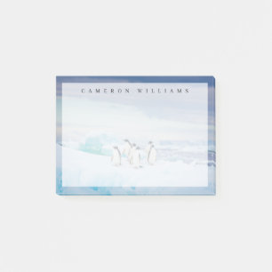 Ice & Snow   Adelie Penguins Antarctica Post-it Notes