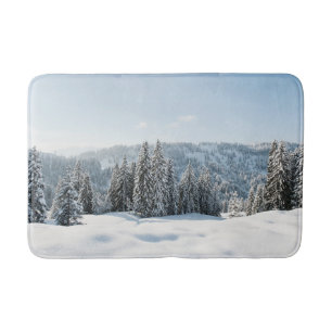 Ice & Snow   Allgäu Bavaria Germany Bath Mat