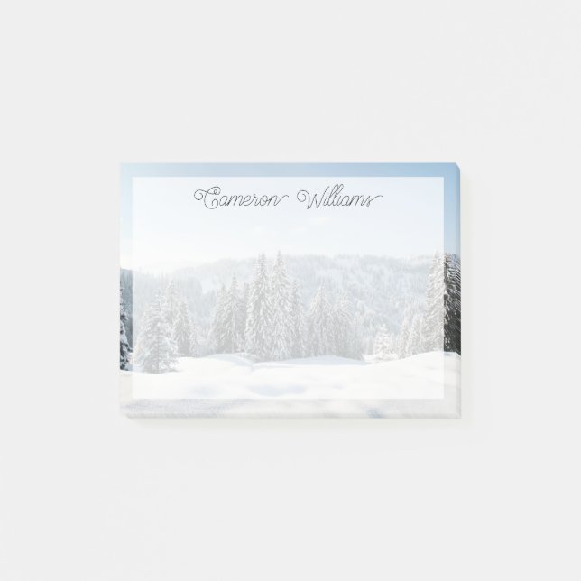 Ice & Snow | Allgäu Bavaria Germany Post-it Notes (Front)