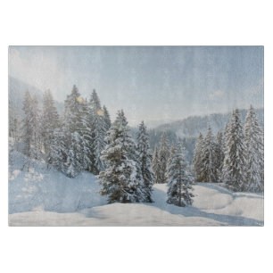 Ice & Snow Allgäu Bavaria Southern Germany Cutting Board