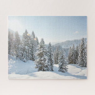 Ice & Snow   Allgäu Bavaria Southern Germany Jigsaw Puzzle