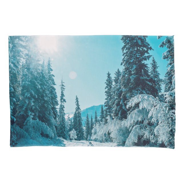 Ice & Snow | Altai Nature Reserve, Russia Pillowcase (Front)