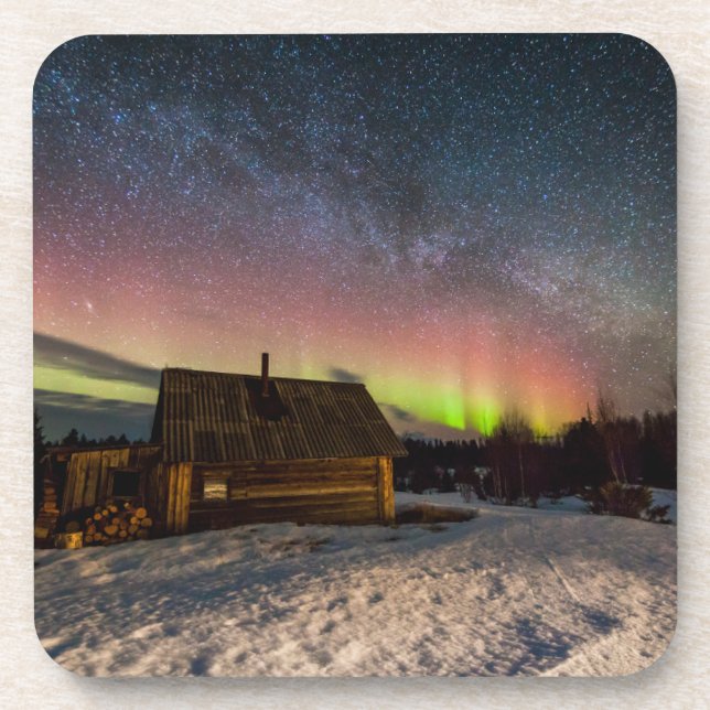 Ice & Snow | Aurora Polaris Murmansk, Iceland Coaster (Front)