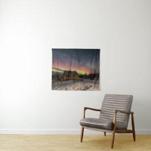 Ice & Snow   Aurora Polaris Murmansk, Iceland Tapestry