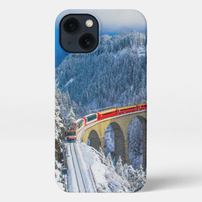 Ice & Snow | Bernina Express, Switzerland iPhone Case (Back)