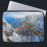 Ice & Snow | Bernina Express, Switzerland Laptop Sleeve<br><div class="desc">This amazing Getty Images photo features Landwasser Viaduct,  Switzerland.</div>