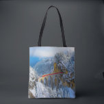 Ice & Snow | Bernina Express, Switzerland Tote Bag<br><div class="desc">This amazing Getty Images photo features Landwasser Viaduct,  Switzerland.</div>