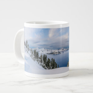 Ice & Snow   Crater Lake Oregon Large Coffee Mug