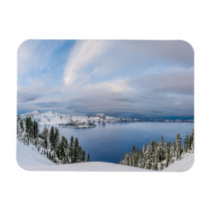 Ice & Snow Crater Lake Oregon Magnet