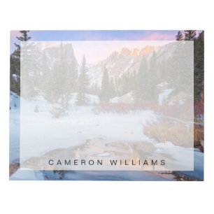 Ice & Snow   Estes Park, Colorado Notepad