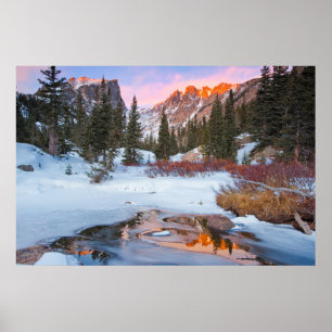 Ice & Snow Estes Park, Colorado Poster