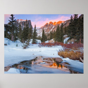 Ice & Snow Estes Park, Colorado Poster