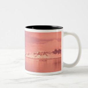 Ice, Snow, Icebergs in the channels along the Two-Tone Coffee Mug