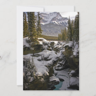 Ice & Snow   Jasper National Park Alberta, Canada Thank You Card