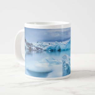 Ice & Snow Jokulsarlon Lagoon, Iceland Large Coffee Mug