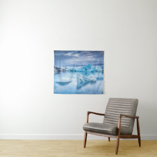 Ice & Snow Jokulsarlon Lagoon, Iceland Tapestry