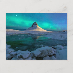 Ice & Snow   Kirkjufell Mountain, Iceland Postcard