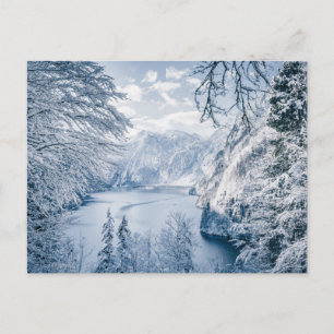 Ice & Snow   Königssee Lake, Germany Postcard