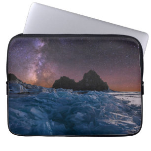 Ice & Snow Lake Baikal, Siberia, Russia Laptop Sleeve
