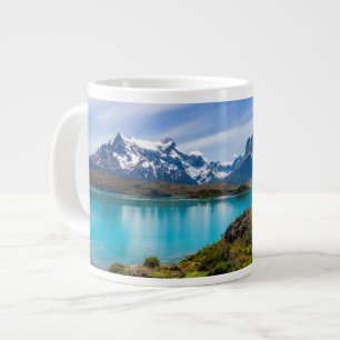 Ice & Snow   Lake Pehoe, Patagonia, Chile Large Coffee Mug