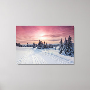 Ice & Snow Lillehammer, Norway Canvas Print