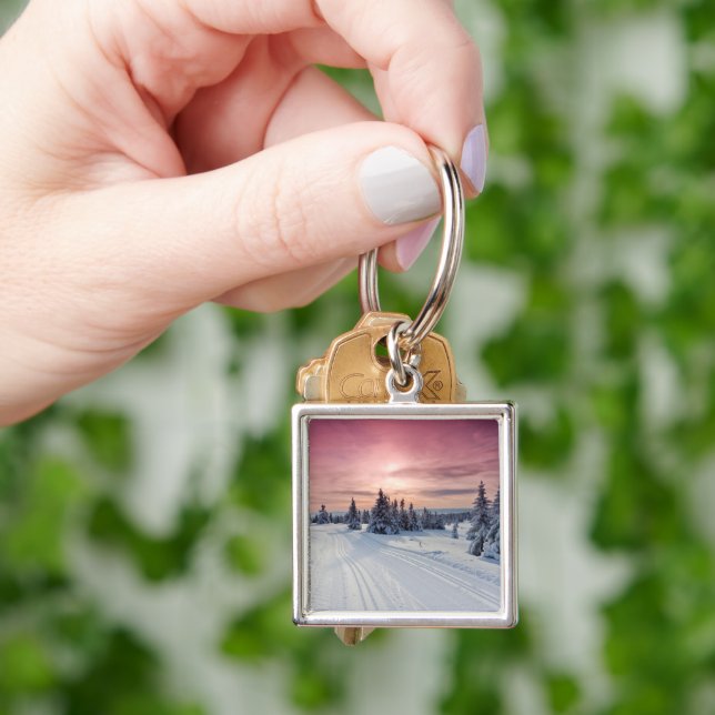 Ice & Snow | Lillehammer, Norway Keychain (Hand)