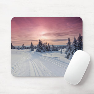 Ice & Snow Lillehammer, Norway Mouse Pad