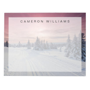 Ice & Snow   Lillehammer, Norway Notepad
