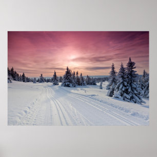 Ice & Snow   Lillehammer, Norway Poster