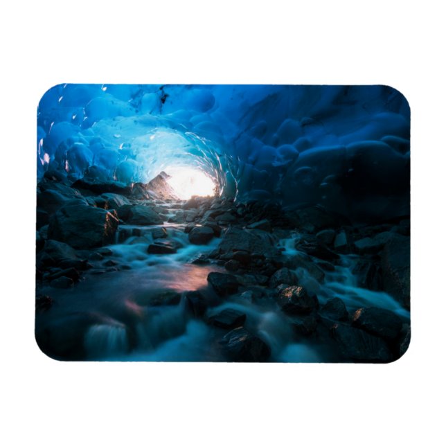 Ice & Snow | Mendenhall Glacier, Juneau, Alaska Magnet (Horizontal)