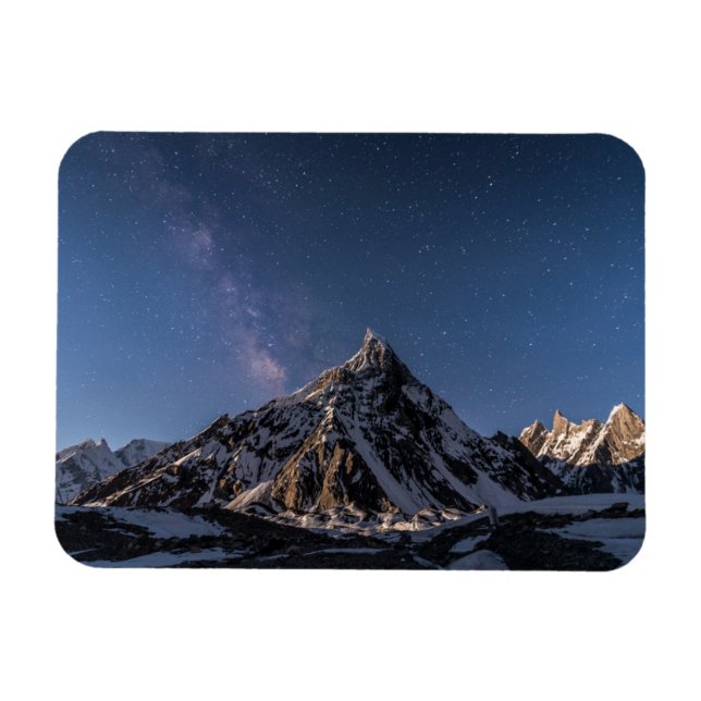 Ice & Snow |  Milky Way Baltoro Glacier, Pakistan Magnet (Horizontal)