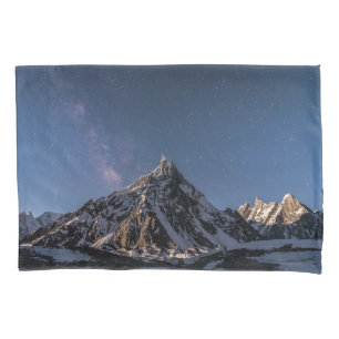 Ice & Snow Milky Way Baltoro Glacier, Pakistan Pillowcase