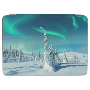 Ice & Snow   Northern Lights, Lapland, Finland iPad Air Cover