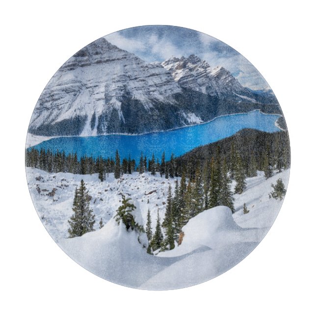 Ice & Snow | Peyto Lake, Canadian Rockies Cutting Board (Front)