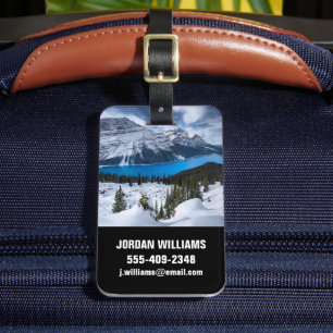 Ice & Snow   Peyto Lake, Canadian Rockies Luggage Tag