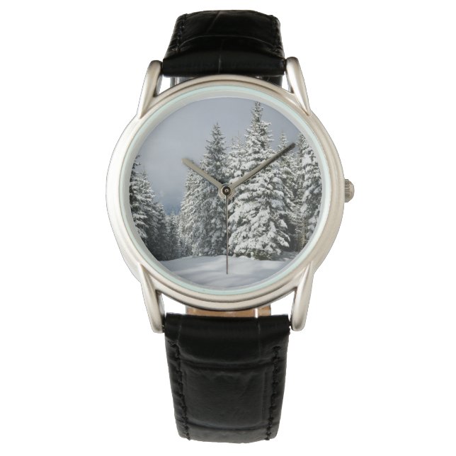 Ice & Snow | Pine Woodland, Austria Watch (Front)