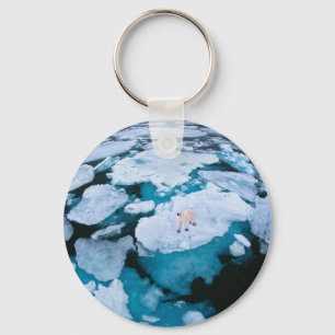 Ice & Snow   Polar Bear, Arctic Ocean, Svalbard Keychain