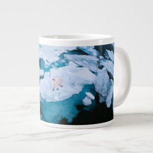 Ice & Snow   Polar Bear, Arctic Ocean, Svalbard Large Coffee Mug