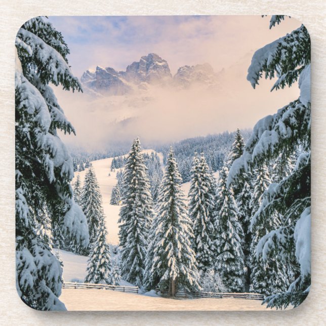 Ice & Snow | Rosengarten, Germany Coaster (Front)