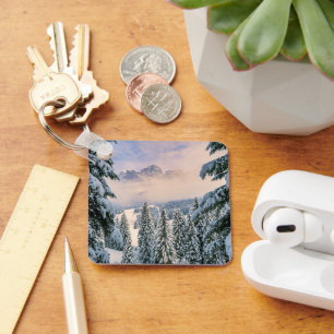 Ice & Snow   Rosengarten, Germany Keychain