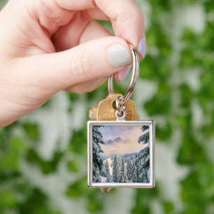 Ice & Snow   Rosengarten, Germany Keychain