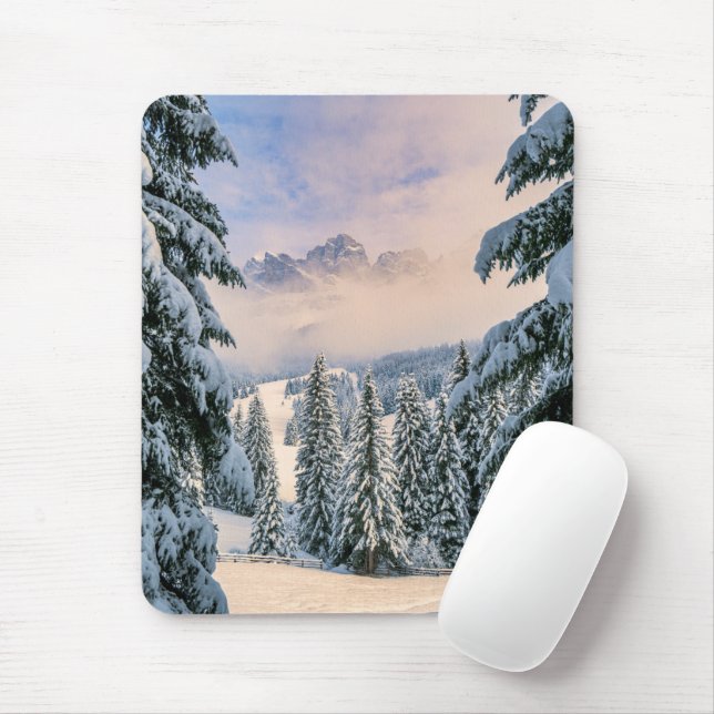Ice & Snow | Rosengarten, Germany Mouse Pad (With Mouse)