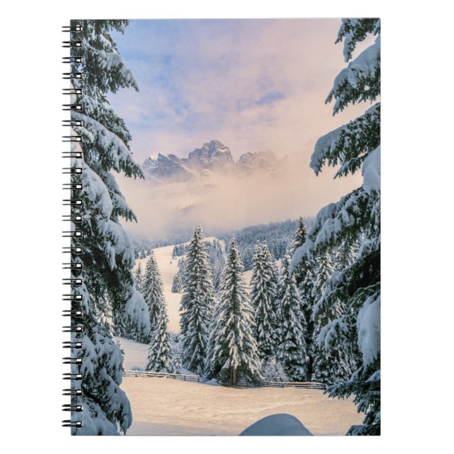 Ice & Snow | Rosengarten, Germany Notebook (Front)