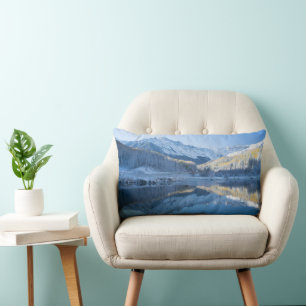Ice & Snow Silverton, Colorado Lumbar Pillow