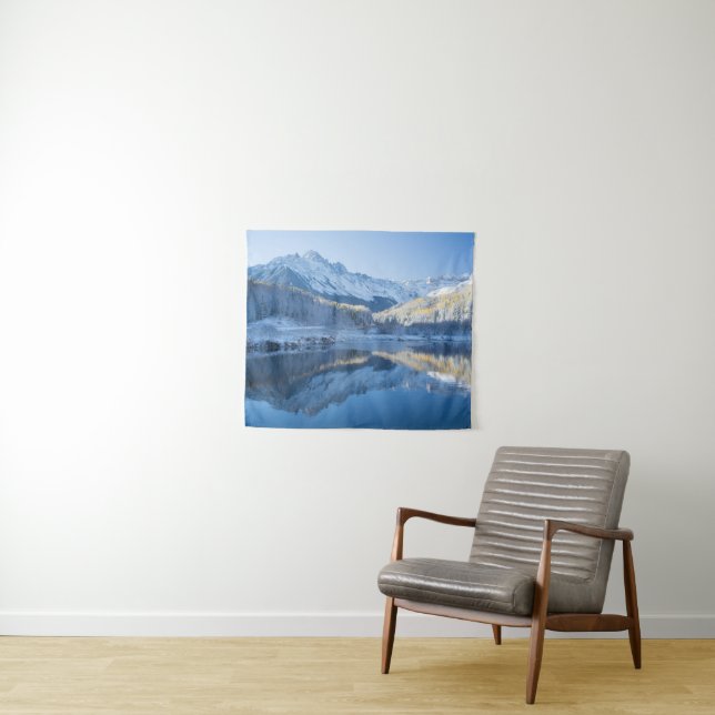 Ice & Snow | Silverton, Colorado Tapestry (In Situ (Horizontal))