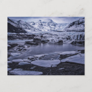 Ice & Snow Sólheimajökull Glacier, Iceland Postcard
