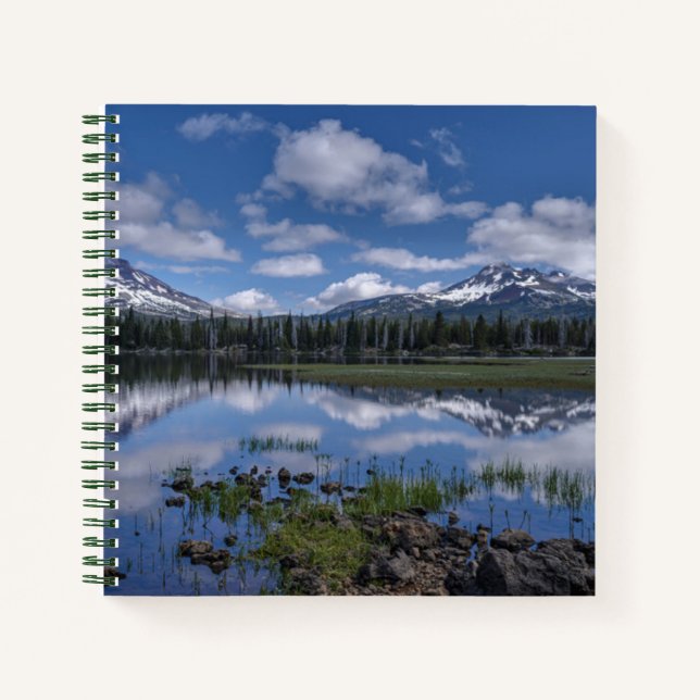 Ice & Snow | Sparks Lake, Oregon Notebook (Front)
